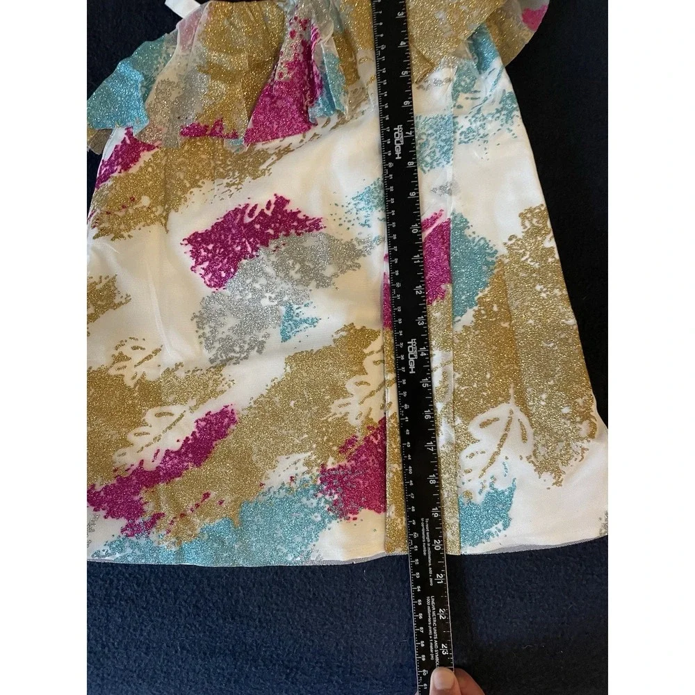 Disney Store Pocahontas Princess Dress Up Costume Shift Feathers Glitter Size 4T - Picture 7 of 10